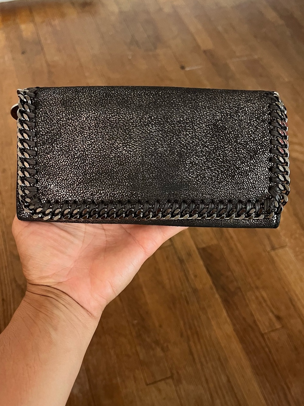 Stella Mccartney Chain-Trim Women's Wallet